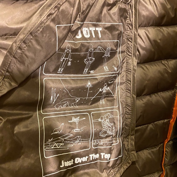 J.O.T.T. Taupe Wrap Puffer Coat L - Picture 9 of 13
